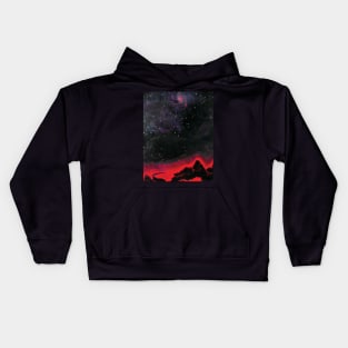 Space Scene Kids Hoodie